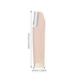 Rechargeable Exfoliating Shaver for Women with Light, Includes 6 Replacement Blades; Tool for Facial Exfoliation and Removing Bo