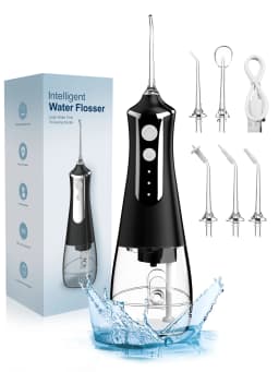 Cross-border Amazon portable oral irrigator, home-use electric tooth cleaner, water flosser for oral care and cleaning