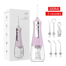 Cross-border Amazon portable oral irrigator, home-use electric tooth cleaner, water flosser for oral care and cleaning