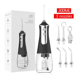 Cross-border Amazon portable oral irrigator, home-use electric tooth cleaner, water flosser for oral care and cleaning
