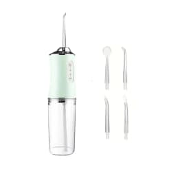 Portable Smart Electric Oral Irrigator Water Flosser with 4 Jets 3 Modes Rechargeable Dental Teeth Cleaner Travel and Daily Use