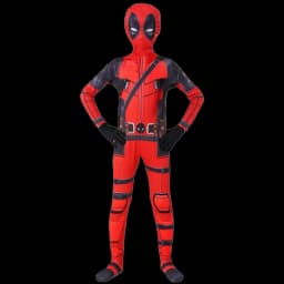 New Movie Character Role Play Costume Superhero Deadpool Costume Mask Sword Bag Suits Halloween Party Cosplay Jumpsuit 3D Style