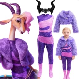 2026 Crazy Gazelle Zootopias Shaqiyang Mayor Shakira Fur Set Female Singer Stage Cosplay Halloween Christmas Up Clothes