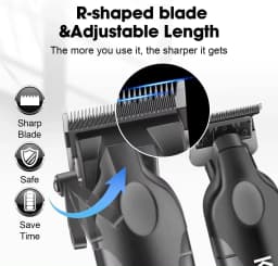 Kemei KM-2290 KM-2293 KM-T95 Professional Cutting Machine Electric Shaver Hair Trimmers with LCD Display Men's Hair Clippers