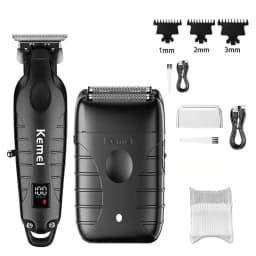 Kemei KM-2290 KM-2293 KM-T95 Professional Cutting Machine Electric Shaver Hair Trimmers with LCD Display Men's Hair Clippers