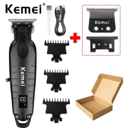 Kemei KM-2290 KM-2293 KM-T95 Professional Cutting Machine Electric Shaver Hair Trimmers with LCD Display Men's Hair Clippers