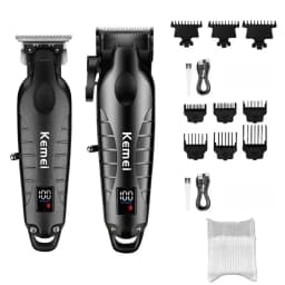 Kemei KM-2290 KM-2293 KM-T95 Professional Cutting Machine Electric Shaver Hair Trimmers with LCD Display Men's Hair Clippers