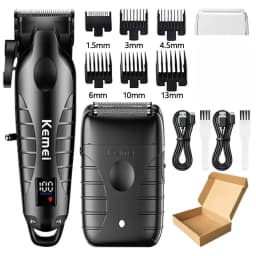 Kemei KM-2290 KM-2293 KM-T95 Professional Cutting Machine Electric Shaver Hair Trimmers with LCD Display Men's Hair Clippers