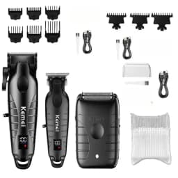 Kemei KM-2290 KM-2293 KM-T95 Professional Cutting Machine Electric Shaver Hair Trimmers with LCD Display Men's Hair Clippers