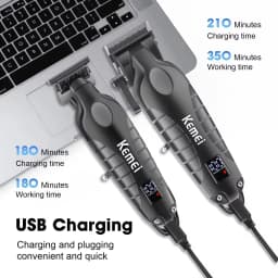 Kemei KM-2290 KM-2293 KM-T95 Professional Cutting Machine Electric Shaver Hair Trimmers with LCD Display Men's Hair Clippers