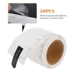 Disposable 50pcs / lot Microblading Ruler Guide Ruler Adhesive Sticker Permanent Eyebrow Makeup Eyebrow Tool