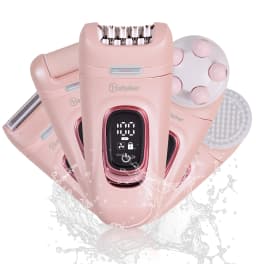 Hatteker 5-in-1 Electric for Women Hair Remover Roller Home Use Washable Hair Removal Device with Private Clip And Light