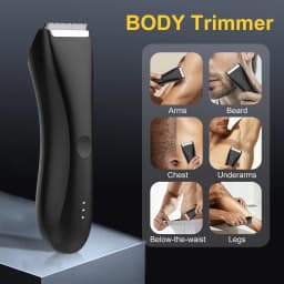Electric Body Groomer Pubic Hair Trimmer for Men Balls Shaver Clipper Male Sensitive Private Parts Razor Sex Place Face Cut