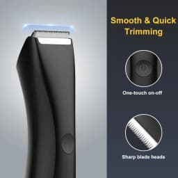 Electric Body Groomer Pubic Hair Trimmer for Men Balls Shaver Clipper Male Sensitive Private Parts Razor Sex Place Face Cut