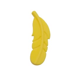 Cute-Idea 10PCs Silicone Beads Feather Teether BPA Free DIY Infant Teething Necklace Rodent Pendant Jewelry Nursing Shower