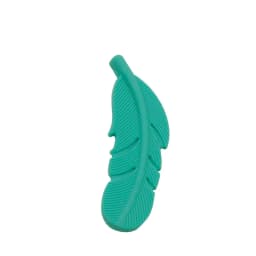 Cute-Idea 10PCs Silicone Beads Feather Teether BPA Free DIY Infant Teething Necklace Rodent Pendant Jewelry Nursing Shower