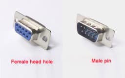 Female Hole Male Pin Serial COM Port TTL Level Shell RS232-TTL Two-Way Converter Mutual Conversion Module