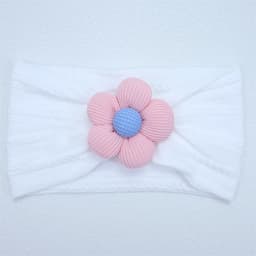 New Flower Nylon Girl Hairband Elastic Soft Baby Headband for Children Turban Headwear for Newborn Baby Kids Hair Accessories