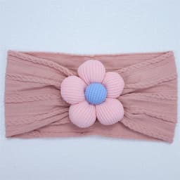 New Flower Nylon Girl Hairband Elastic Soft Baby Headband for Children Turban Headwear for Newborn Baby Kids Hair Accessories
