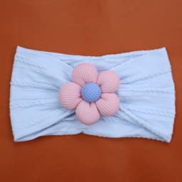 New Flower Nylon Girl Hairband Elastic Soft Baby Headband for Children Turban Headwear for Newborn Baby Kids Hair Accessories