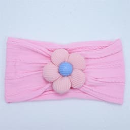 New Flower Nylon Girl Hairband Elastic Soft Baby Headband for Children Turban Headwear for Newborn Baby Kids Hair Accessories