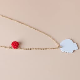 Rock Band My Chemical Romance Cosplay Necklace Music Band MCR Three Cheers Rose Unisex Choker Pendant Jewelry Accessories Props