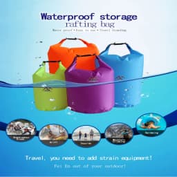 5L/10L/20L/40L/70L Dry Bag Swimming Waterproof Bags Sack Waterproof Floating Dry Gear Bags For Boating Fishing Rafting 4 Colors