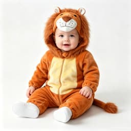 Umorden Animal King Lion Kigurumi Costume Baby Boys Infant Toddler Winter Pajamas Jumpsuit Onesies Flannel Birthday Fancy Dress