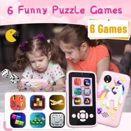 Baby Phone Toys Smart Phone Camera Toys Cartoon Musical Mini Cellphone Learning Toy Silicone cover Toy Kids Digital Camera Gift
