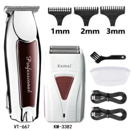 Hair Clipper Electric Shaver Hair Trimmer Professional Cutting Machine KM-3382 KM-2296 667 Hair Trimmer for Men Hair Trimmer