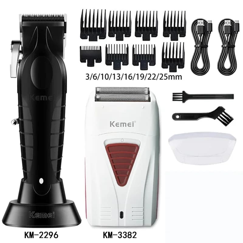 Hair Clipper Electric Shaver Hair Trimmer Professional Cutting Machine KM-3382 KM-2296 667 Hair Trimmer for Men Hair Trimmer