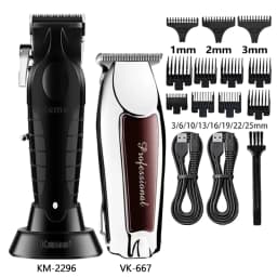 Hair Clipper Electric Shaver Cutting Machine KM-2296 KM-TX10 667 Long Life Hair Trimmer Powerful Power Hair Trimmer for Men