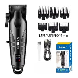 Hair Clipper Barber Blading Hair Cutting Machine Clipper Grooming Cordless Rechargeable Shaver for Men Km-2290 Km-032 Km-1102