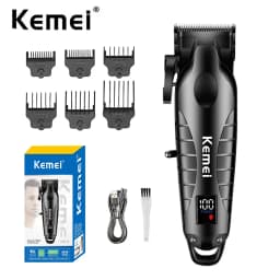 Hair Clipper Barber Blading Hair Cutting Machine Clipper Grooming Cordless Rechargeable Shaver for Men Km-2290 Km-032 Km-1102
