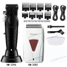 Kemei KM-2296 KM-1256 KM-3382 Professional Hair Clipper Kit Electric Shaver Male Hair Cutting Machine Men’s Trimmer Machine