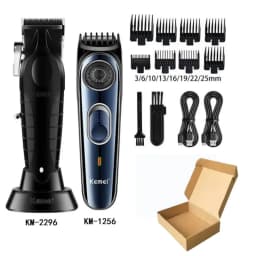 Kemei KM-2296 KM-1256 KM-3382 Professional Hair Clipper Kit Electric Shaver Male Hair Cutting Machine Men’s Trimmer Machine