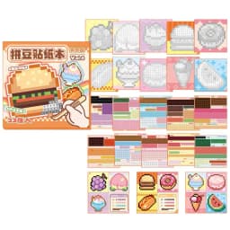 Pixel Art Sticker Book DIY Animal Puzzle Mosaic Craft Educational Toy Kids 23 Sheets Activity Game Cartoon Cute Gift Supplies