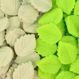 LOFCA 10PCS Leaf Baby Teething Silicone Beads Leaves DIY Food Grade Silicone Toy BPA Free Chew Nurse Gift Teethers Accessories