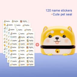 Cute Cartoon Children Seal Students, Large Size Washed Non - Fading Fabric And Textile Stamps.
