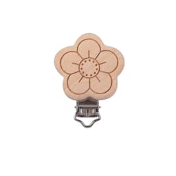 5Pcs/Lot New Arrival Lovely Wooden Pacifier Clip Natural Beech Wood Accessories for Baby Handmade Dummy Clips Pacifier Chain