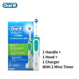 Original Oral B Vitality Electric Toothbrush Smart Timer Adult Toothbrushes Waterproof Inductive Rechargeable Oralb Deep Clean
