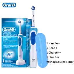 Original Oral B Vitality Electric Toothbrush Smart Timer Adult Toothbrushes Waterproof Inductive Rechargeable Oralb Deep Clean