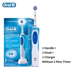 Original Oral B Vitality Electric Toothbrush Smart Timer Adult Toothbrushes Waterproof Inductive Rechargeable Oralb Deep Clean