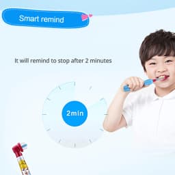 Oral-B Kid's Electric Toothbrush Battery Powered Rotation Tooth Brush Oral Dental Clean with 2 Minutes Timer For Children Age 3+