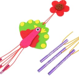 Creative DIY Handmade Wind Bell Chime Non-woven Fabric Toy for Girls Kindergarten Art And Crafts Windbell Toys Home Ornaments