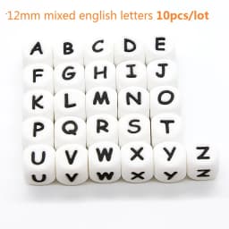 Cute-idea 10pcs/lot Silicone Teether Beads Food Grade Animal Chewable Beads DIY Pacifier Chain Toys Accessories Baby Product