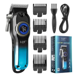 Men Electric Hair Trimmer LCD Screen Rechargeable Cordless Barber Hair Clipper Set Electric Hair Cutting Hair Trimmer