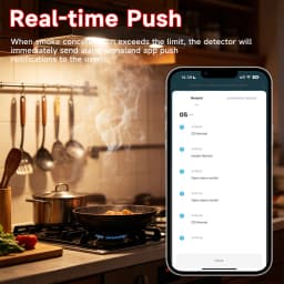 Tuya 2 In 1 ZigBee Version Smoke Fire Sound Alarm Sensor, Smart CO & Smoke Detector, Gas Detector Need Gateway
