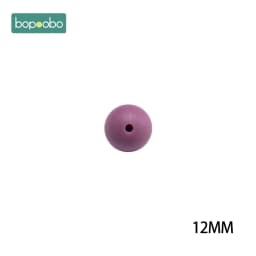Bopoobo 12/15/20mm 10pc Silicone Beads Food Grade Baby Teething Beads DIY Nursing Bracelet Silicone Tiny Rod DIY Baby Teether