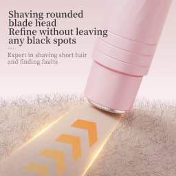 Multifunctional Female Hair Shaver Kit, USB Recharge Trimmer, Lightweight Tool for Facial, Leg and Nose Hair Care